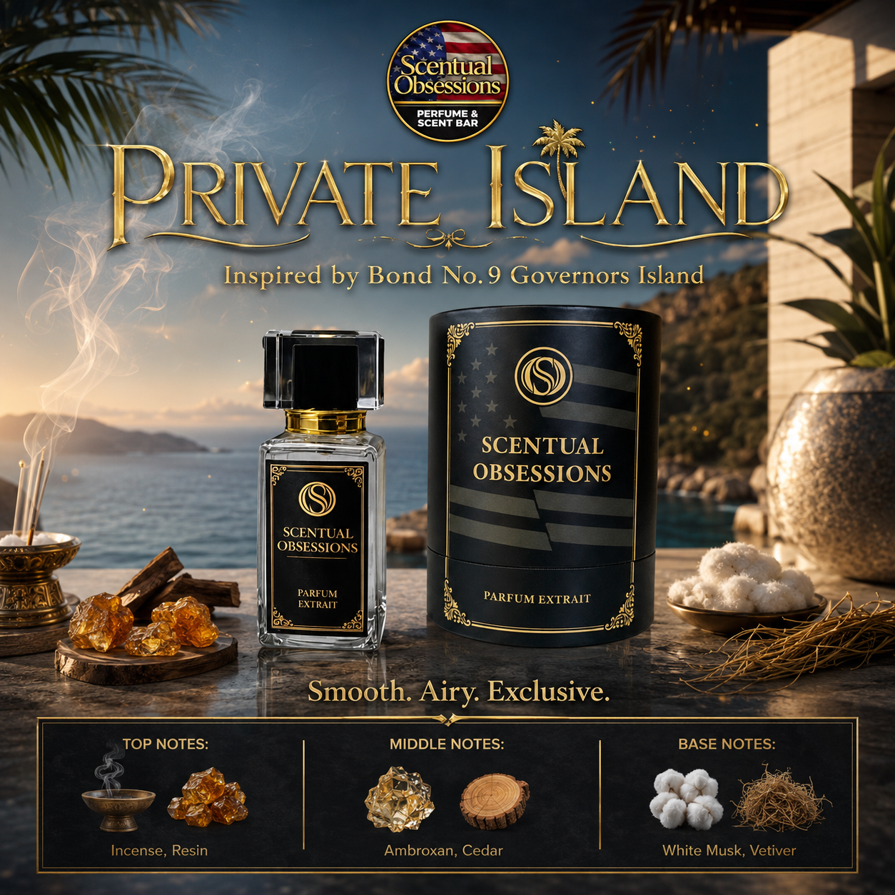 Private Island Inspired by - Governors Island – Scentual Obsessions