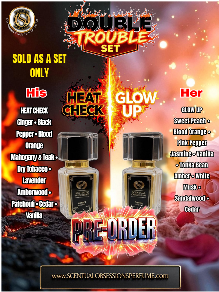 DOUBLE TROUBLE SET – His & Hers Fragrances Designed for Chemistry