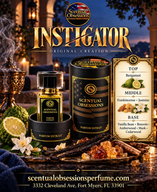 Instigator - Creamy Resin Smoked Woods Scentual Obsessions Original