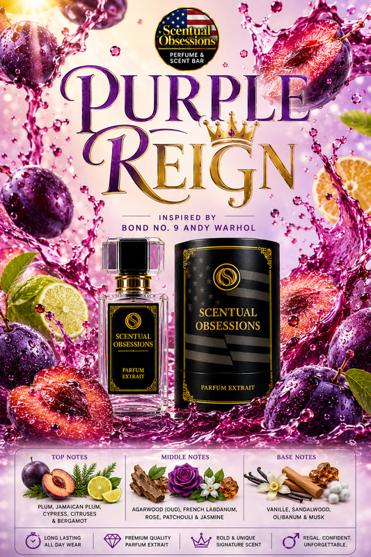Purple Reign Inspired by Andy Warhol with 20% added Jamican Plum