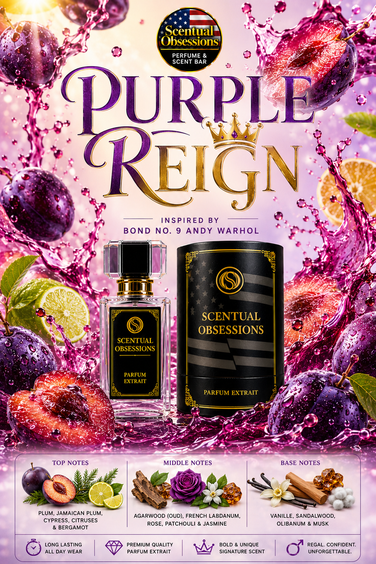 Purple Reign Inspired by Andy Warhol with 20% added Jamican Plum