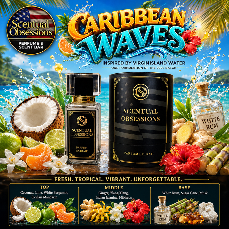 Caribbean Waves Inspired by Virgin Island Water