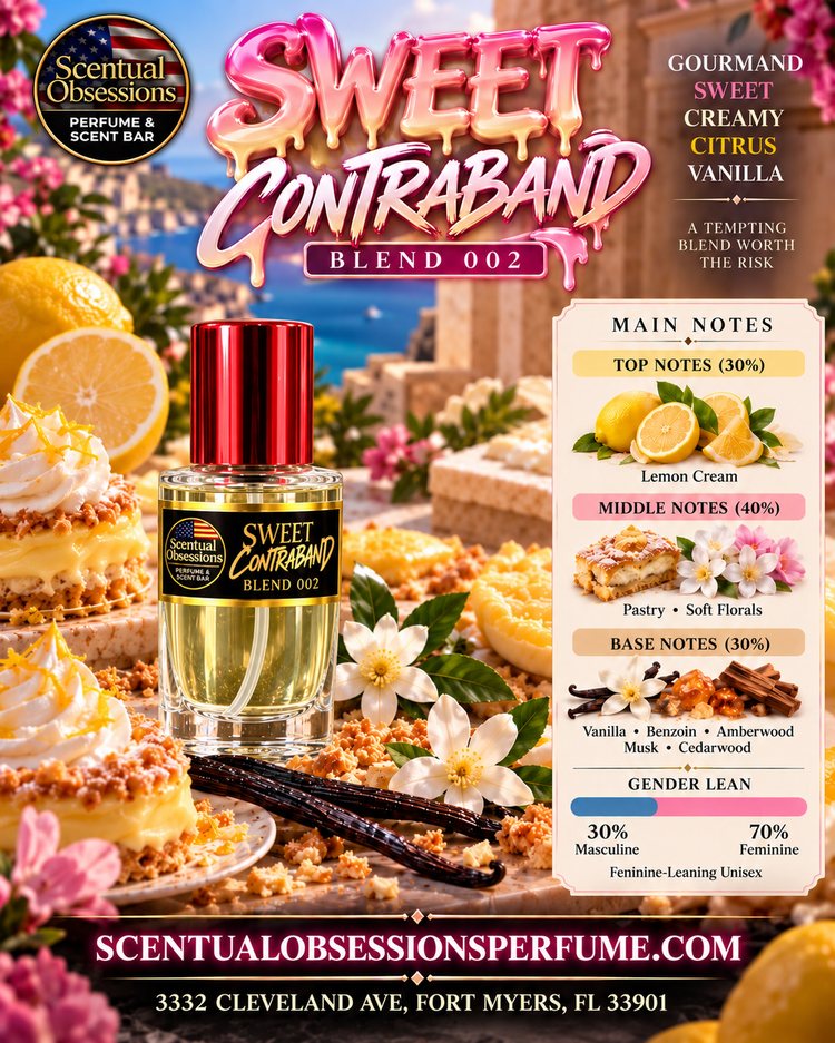 Sweet Contraband – Blend 002 | Gourmand Citrus Vanilla Parfum Extrait