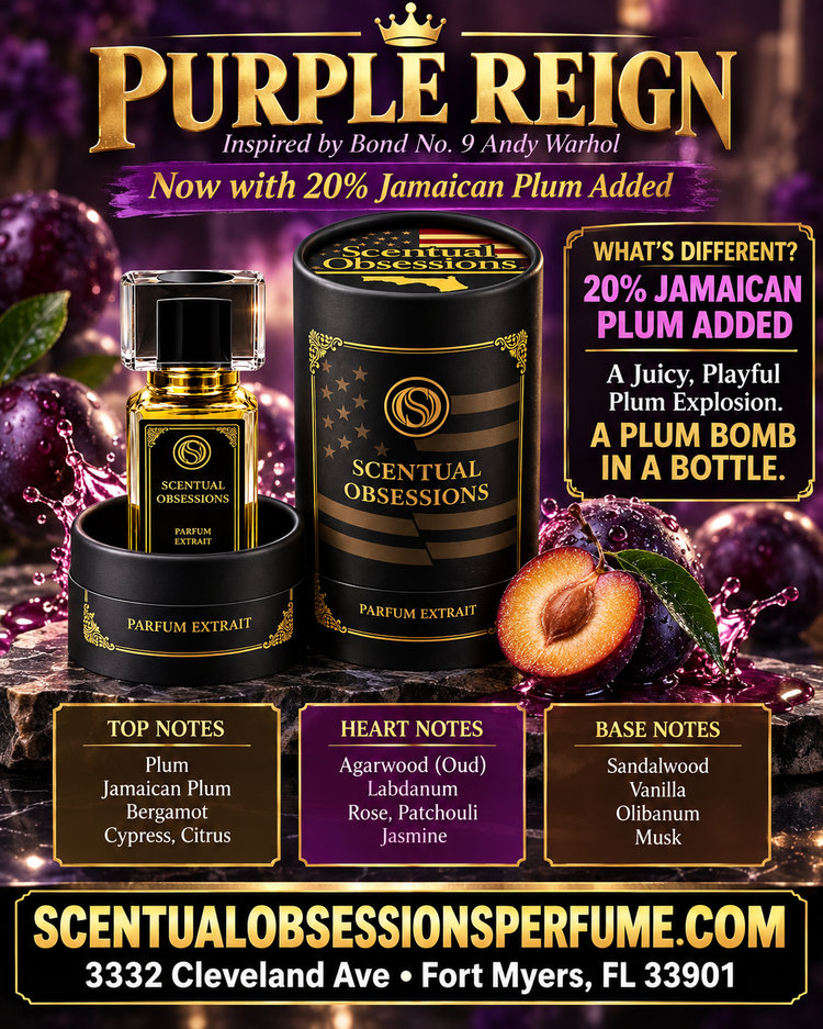 Purple Reign Inspired by Andy Warhol with 20% added Jamican Plum