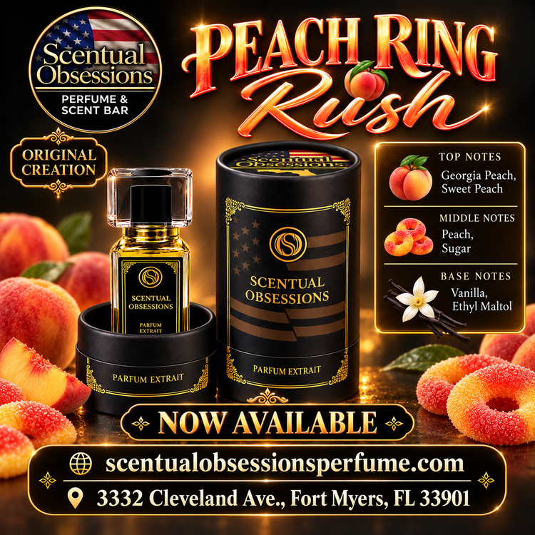 Peach Ring Rush – Juicy Peach Gummy Candy Parfum Extrait